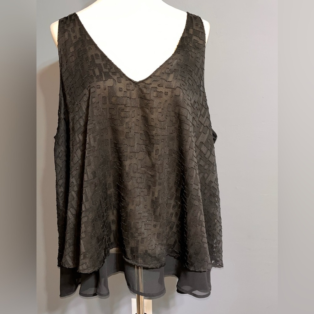 LANE BRYANT Swing Double-Layer Chiffon Tunic lot of 4 size 24 - Picture 4 of 6